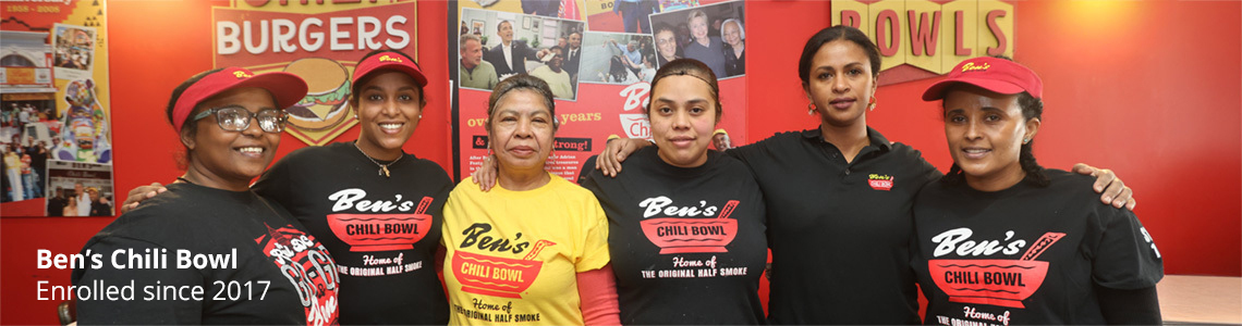 Employee health insurance image. Ben’s Chili Bowl, enrolled since 2017.